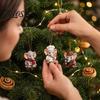 Acrylic Christmas Blind Box 2026 Advent Calendar, 24-Day 2D Ornament Set with Decorative Holiday Hanging Items Animal Figures, Tree Decor, Gift