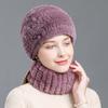Hat Woman Winter Otter Rabbit Hair Elastic Ear Guard Hat Fur Hat Autumn Winter Outdoor Warm Bib Neck Bag Head Hat Tide