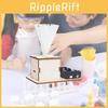Разноцветный оптоволоконный светильник DIY деревянная развивающая STEM-игрушка для детей
