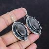Серебряные серьги с обсидианом, натуральные драгоценные камни, серьги из стерлингового серебра 925 пробы, серьги ручной работы, подарки для жены, замечательные серебряные украшения