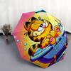 1pc Garfield taking a bath Umbrella with Plastic Handle,Suitable for All Seasons Home Travel Outdoor UmbrellaM943