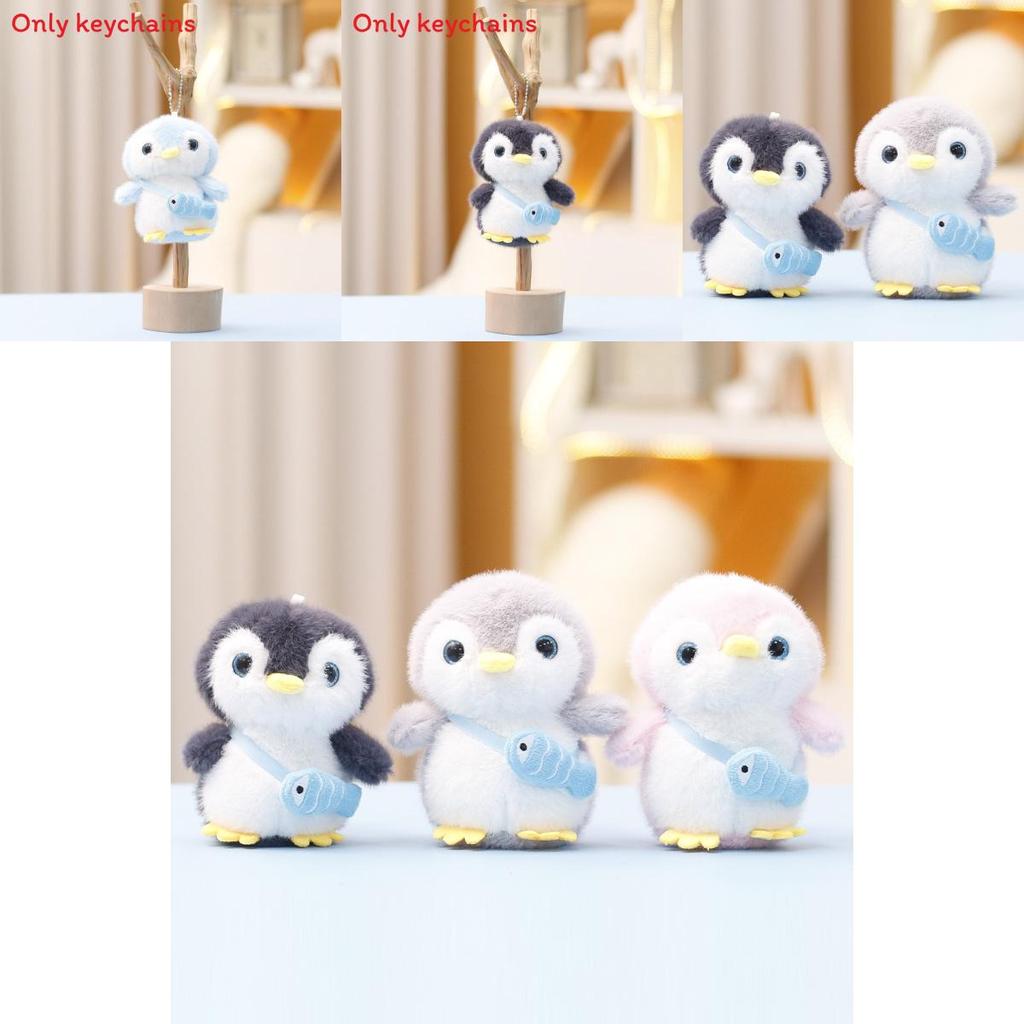 Plush Penguin Toy Keychain With Soft Short Plush For Girls Gift And Bag Decoration