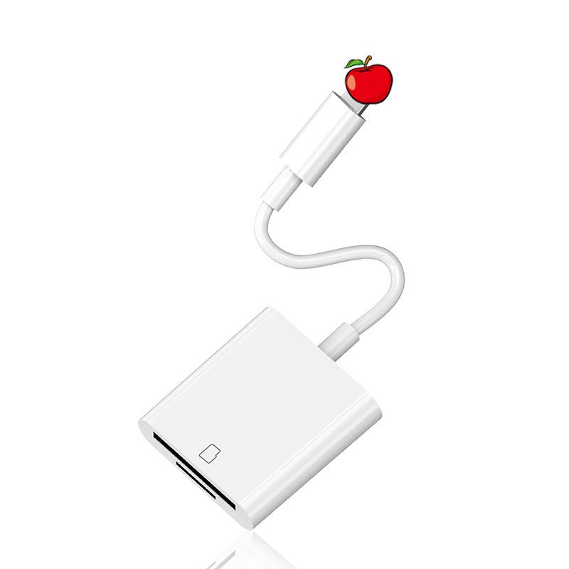 Картридер SD/TF для телефонов Apple и Type-C, OTG-конвертер для карт памяти