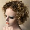 Curly Human Wavy Brazilian Synthetic Fiber Short Wave Wigs Synthetic Wigs Curly Wigs Full Wigs
