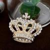 Модная элегантная женская брошь в форме короны принцессы на платье