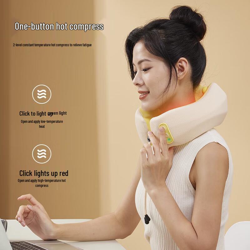 UM-1 U-Shaped Vibration Car Neck Massager Pillow