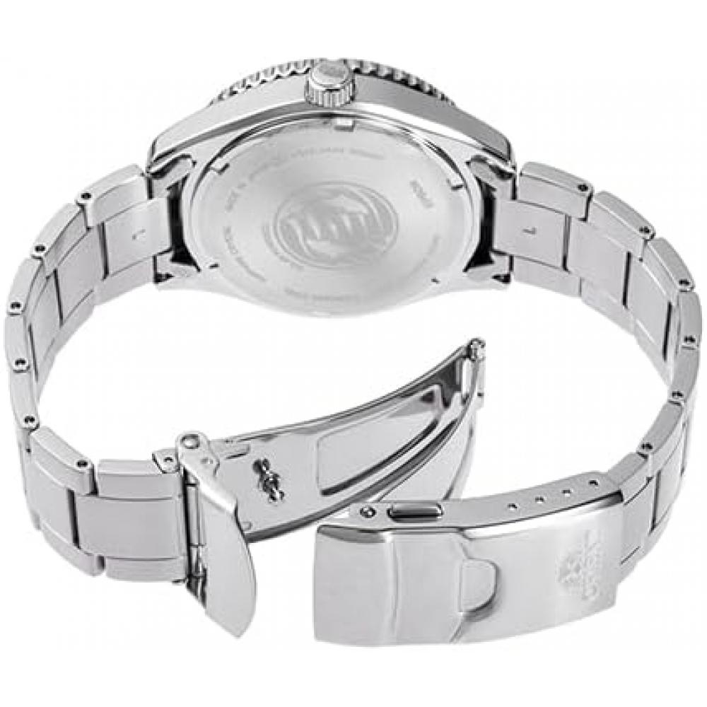 Мужские часы Orient Mako с солнечной батареей, цвет какао-коричневый, Rn Wj0004y