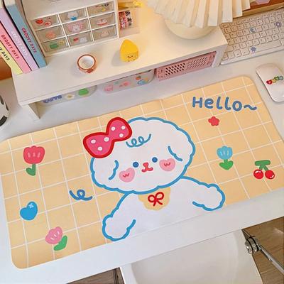 Водонепроницаемый игровой коврик для мыши Kawaii, износостойкий коврик для ноутбука, настольного компьютера