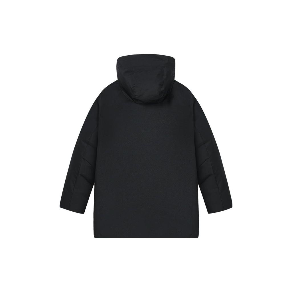 Fila Однотонная повседневная куртка средней длины на пуху мужская верхняя одежда Черная F11M342909F-BK