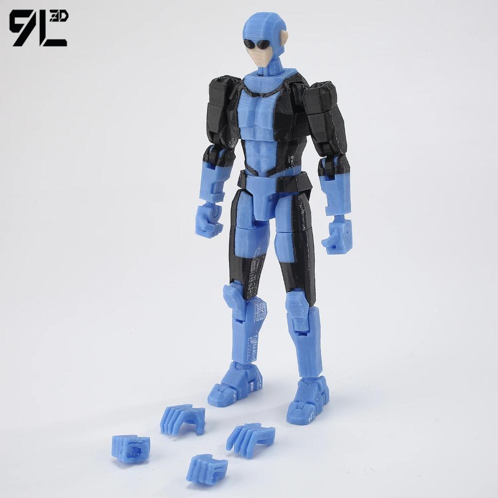 9L3D Dummy13 Lucky13 Conquest Фигурка Действия Invin-cible Модель Полностью Подвижная Игрушка Многосуставчатый Подвижный Робот 3D Печатный Декор
