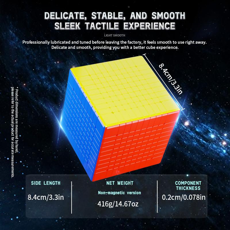 SENGSO 6x6x6 7x7x7 8x8x8 10x10x10 11x11x11 Куб Кубик Рубика Скоростной Куб - Профессиональный Соревновательный Куб Высокого Порядка Образовательная Игрушка