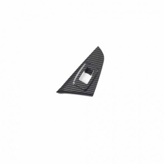 Carbon Fiber ABS Tailgate Rear Door Button Cover Trim For BMW 5 Series G30 18-22