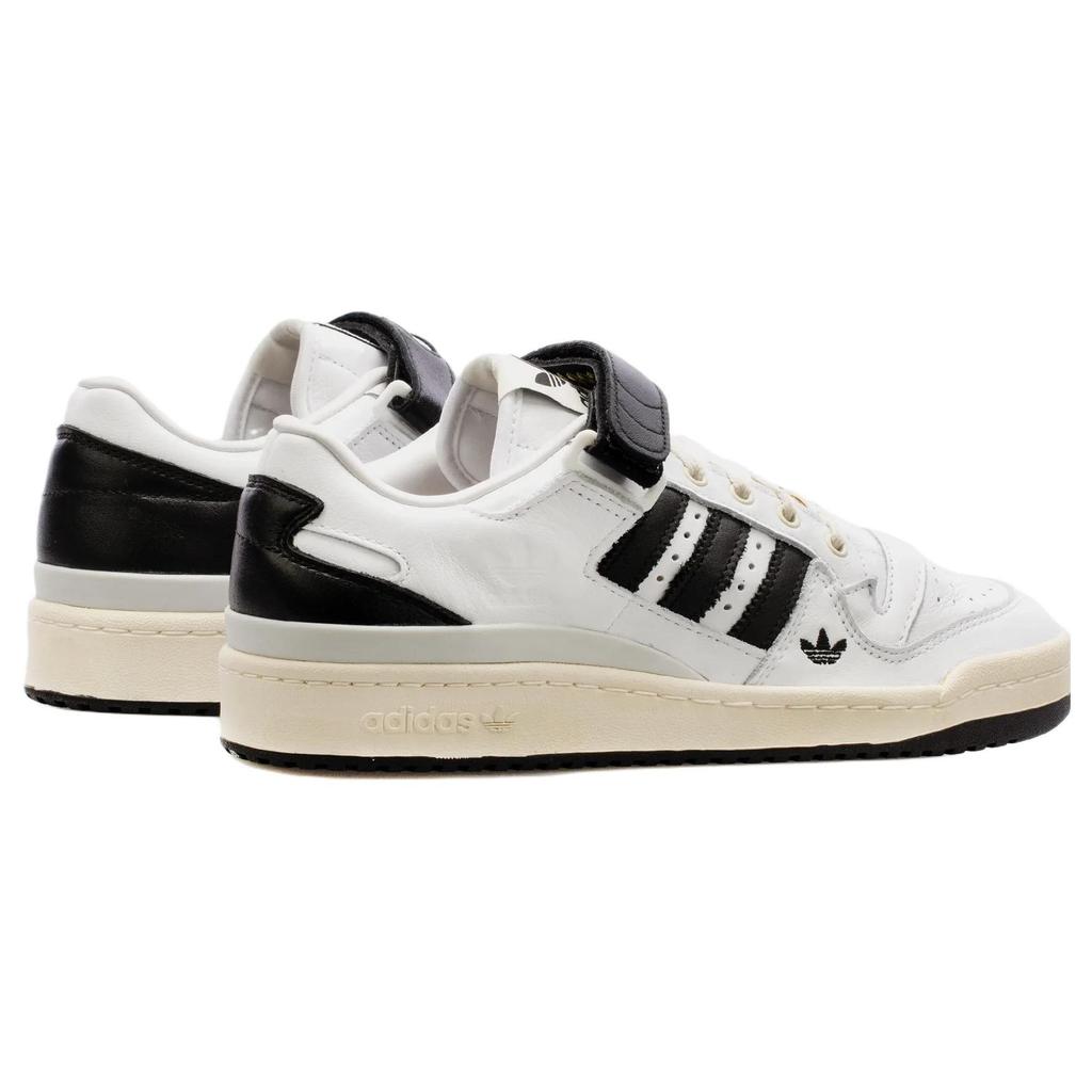 Shoe Palace x Adidas Originals FORUM Low Кожаные Низкие Кеды для Скейтборда Унисекс Белый Черный GV9024