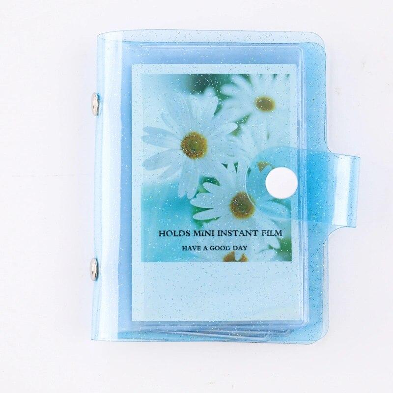 Прозрачный 36 фотографий желейный цветной фотоальбом для Instax Mini 11 9 8 90, визитная карточка с пленкой, 3 дюйма, фотоальбом, держатель для книг