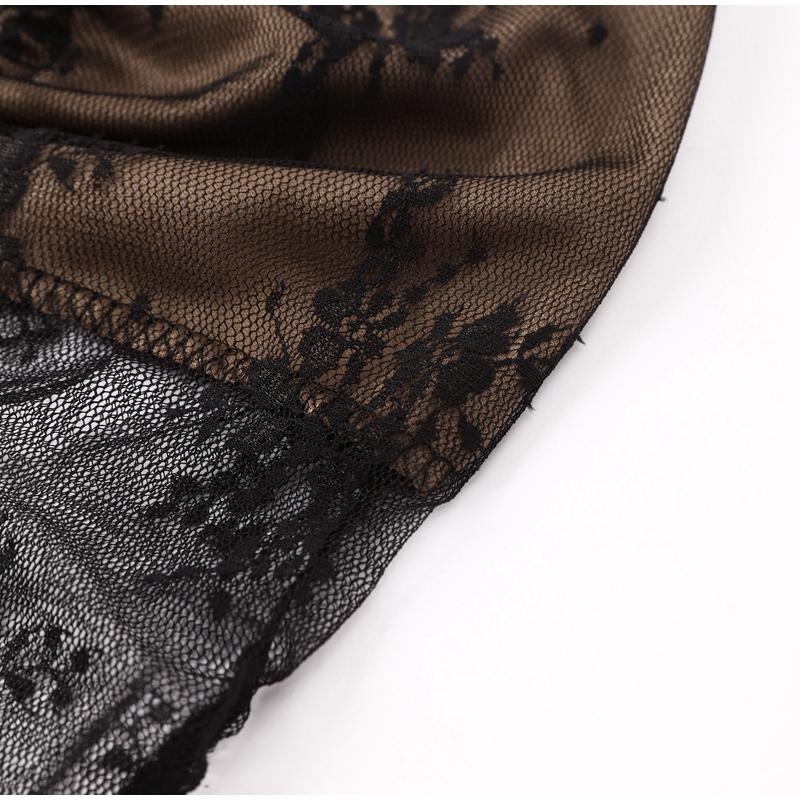 Сексуальные комплекты юбок без бретелек с кружевным принтом, женский прозрачный укороченный топ, длинная юбка, одинаковый комплект, женский костюм из двух предметов для ночного клуба