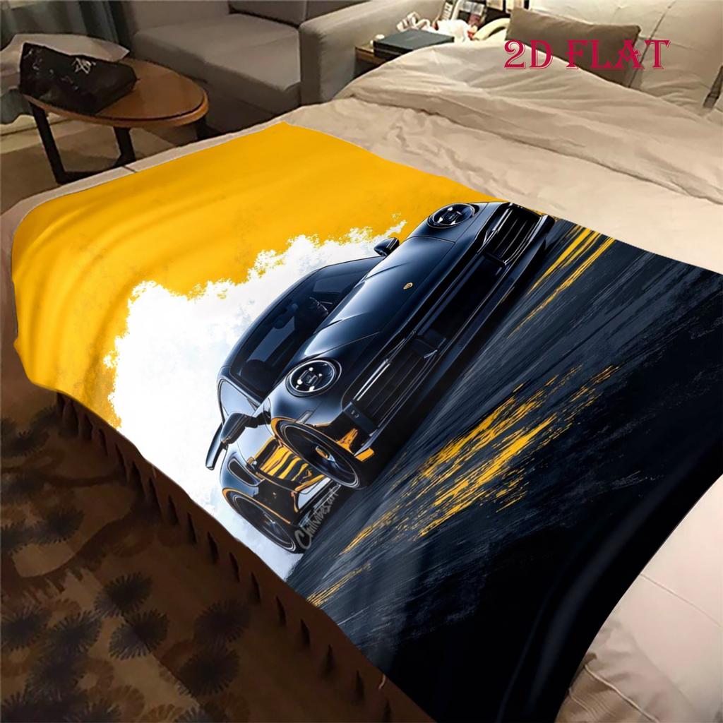 Sunset Speed: Porsche Racing blanket Soft and comfortable sofa blanket Christmas gifts Nap Blanket bedroom