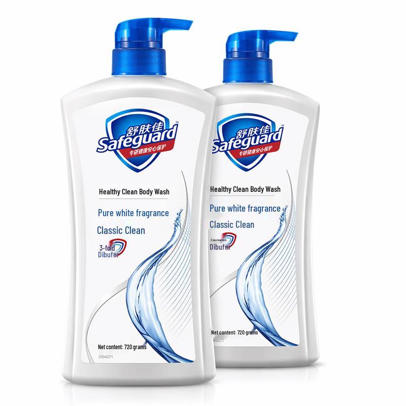 Safeguard Pure White Увлажняющий гель для душа с ароматом (2 x 720 г)