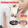 Силиконовые мягкие напальчники для домашних животных, зубные щетки, щетка для собак, средство для ухода за зубами от неприятного запаха изо рта, скраб для чистки зубов у кошек, силикагель, товары для животных