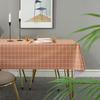 Printed Tablecloth Waterproof And Oil-Proof Leave-In Plaid Table Tablecloth Pvc Table Mat