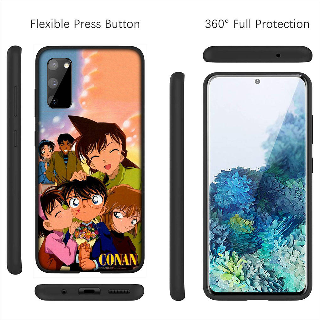 Чехол для iPhone 16 15 14 Xiaomi Redmi Note 13 12 11 Pro Max X 10 8 9 XR Samsung Galaxy S24 S23 A15 13COPPO Huawei Comics Детектив Конан Чехол для телефона