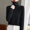 Женский кашемировый свитер Qinghe Cashmere 30% Кашемир 70% Шерсть Осенне-зимний кашемировый пуловер Мягкий и теплый
