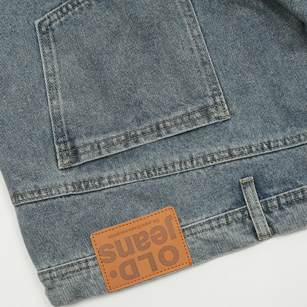 Дизайн мужской рабочей одежды, джинсовые шорты Five Quarter, тренд мужской уличной моды, нишевая индивидуальность, шорты Wash Water Straight Leg