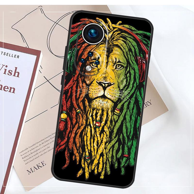 Чехол с Раста Львом для Honor Magic 5 6 7 8 Pro X9a X9b X9c X9d X8b X8c Win RT 50 70 90 200 400 Lite