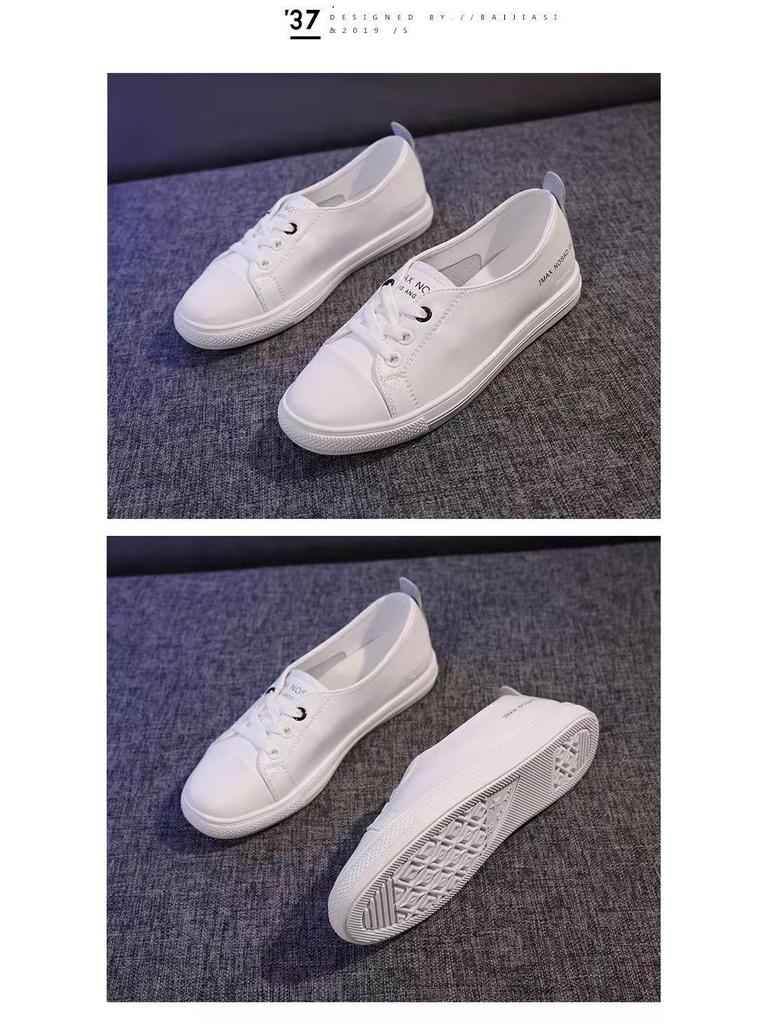 Летние женские универсальные белые слипоны 2025 года - Тонкие, неглубокие, стильные и удобные.