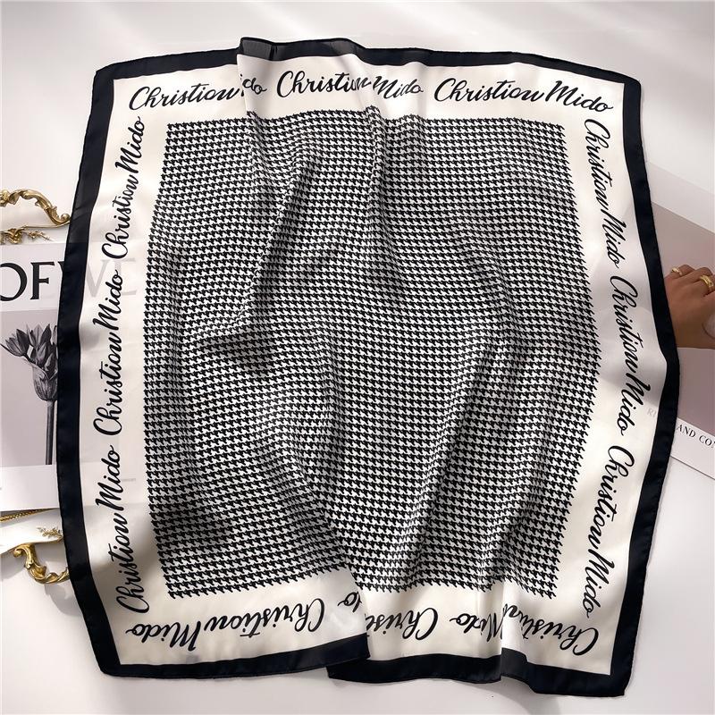 70 * 70 см новый шелковый маленький квадратный шарф для защиты шеи женщин профессиональный шарф универсальный шарф для волос шарф