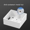 86 Тип монтажной коробки Практичная внешняя монтажная коробка Стандартная настенная розетка для выключателя 86 мм*86 мм Глубина коробки 35 мм