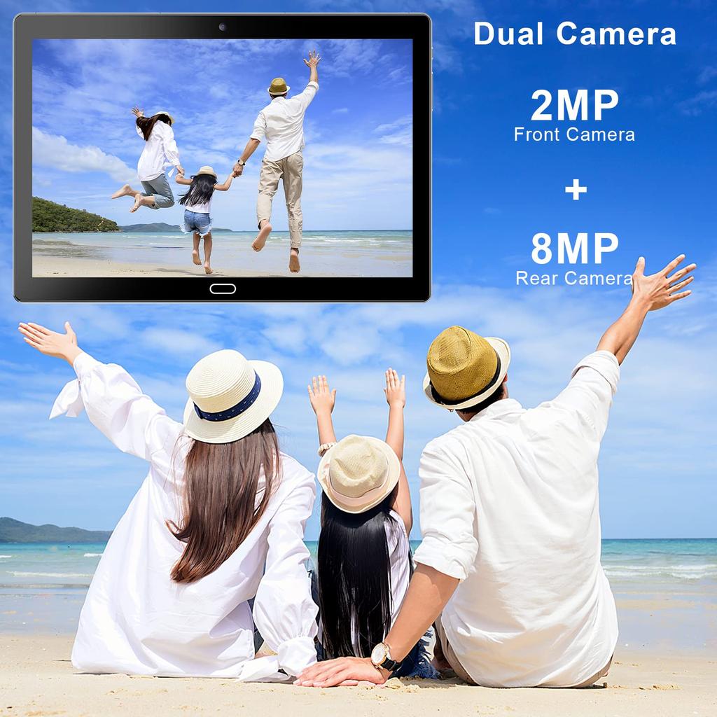 2024 NEW Android Tablet 10 Inch Model Android Tablet PC GHz CPU Expansion Gaming Tablet with Keyboard G WiFi 6 GPS 8MP Camera GMS Certification 2 In 1