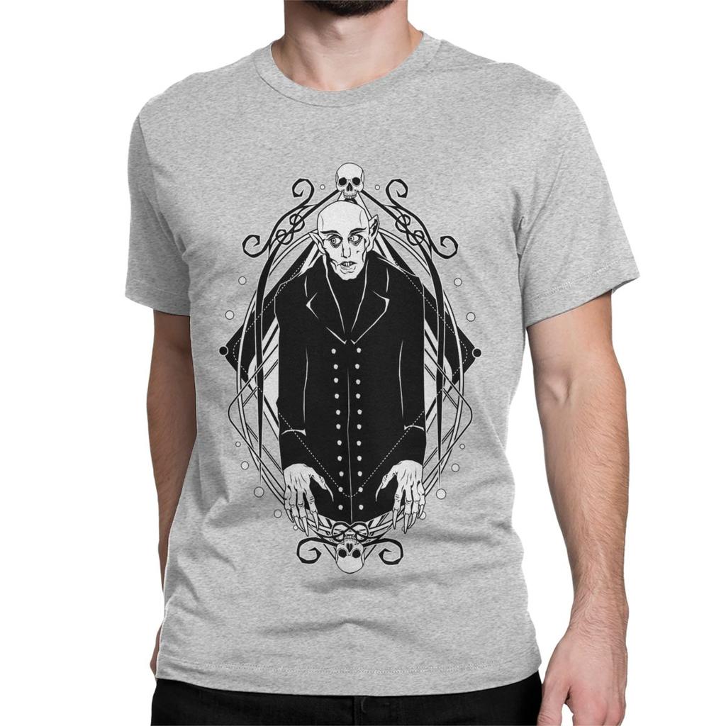 Новинка 1922 Футболка ужасов про вампиров на Хэллоуин для мужчин и женщин, с круглым вырезом, 100% хлопок, футболки Носферату, топы больших размеров