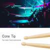 Drumstick Set for Maple Beginners, Practice, Anti-Slip, 5A, Lightweight, (5 Pairs, Black, 5A)