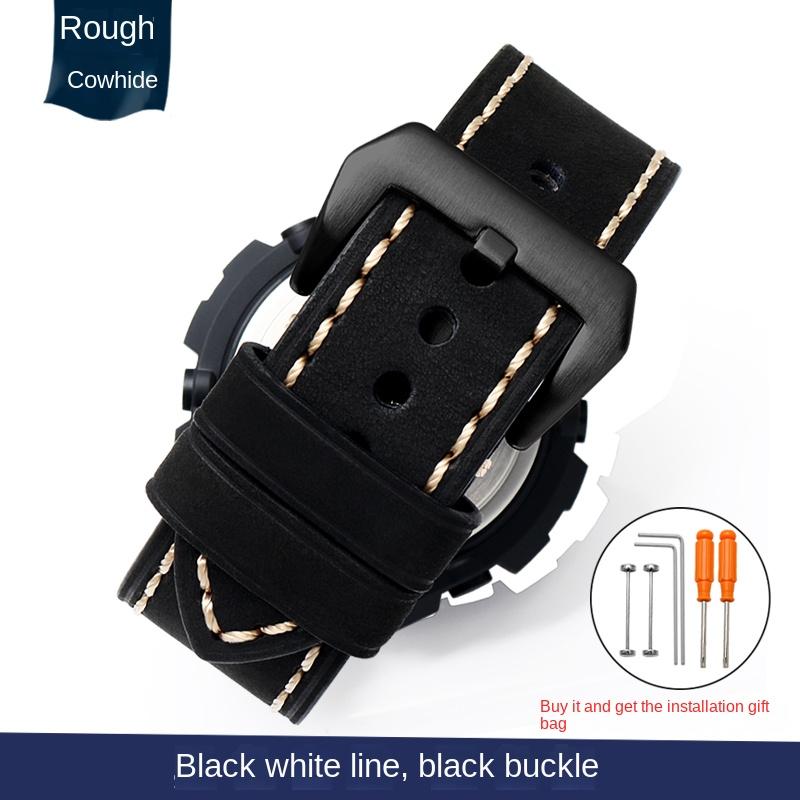 Ретро Кожаный Ремешок Для Часов Casio G-SHOCK MTG-B1000 MTG-G1000 26 мм Модифицированный MTGB1000 GST-W120L/W130L/S100/S110 Мужской Ремешок