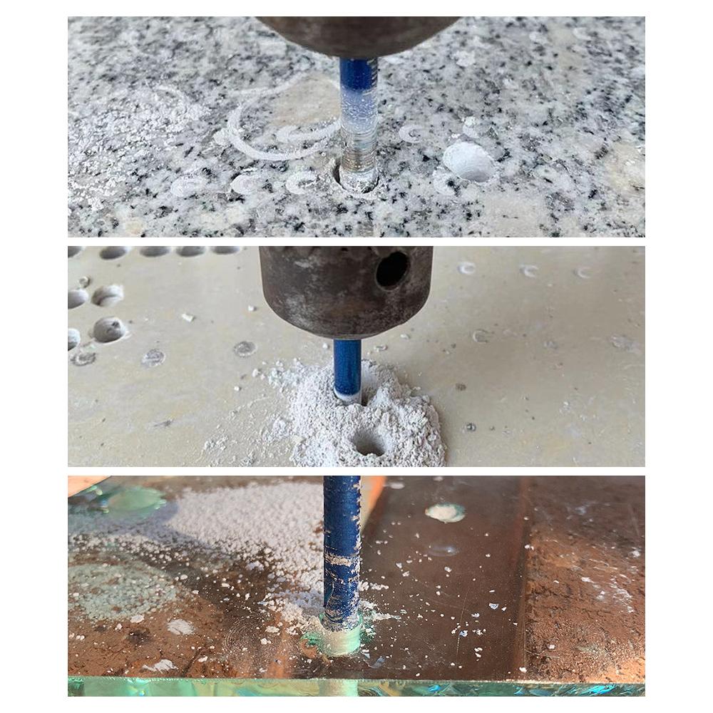 Набор сухих алмазных сверл 5 шт. с 1/4 5/16 3/8 1/2 дюйма для гранита, керамики, мрамора, плитки, камня