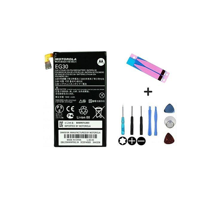 Batterie - MOTOROLA - EG30 - Originale - Pour Razr M (XT902, XT907) - Remplacement