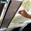1pc Automatic Retractable Roller Blinds Sun Visors Car Bedrooms Kitchen Office Window Sun Blinds No Need For Punching