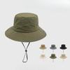 Summer Fisherman Hat High End Quick Drying UV Sun Hat Men and Women Parent Child Outdoor Thin Breathable Sun Protection Hat