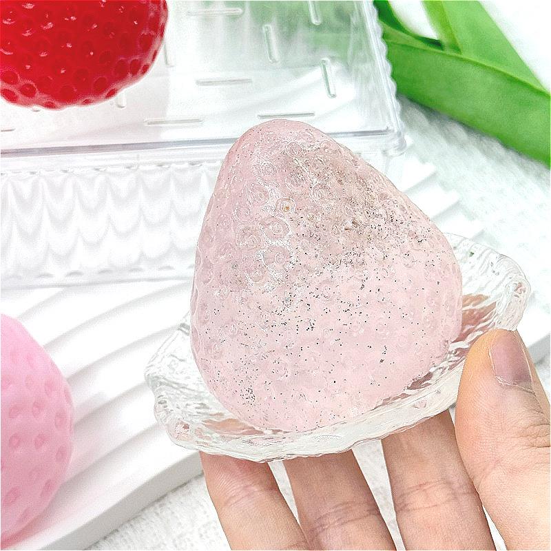 Strawberry Squeeze Toy: Soft Silicone Feel, Decompression & Venting, Xiaohongshu Bestseller