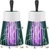 Mosquito Zapper, уличная лампа от комаров, зарядка через USB и низкий уровень шума, портативный беспроводной Zapper для улицы, для помещения, домашнего сада, кемпинга, пикника (2 шт.)