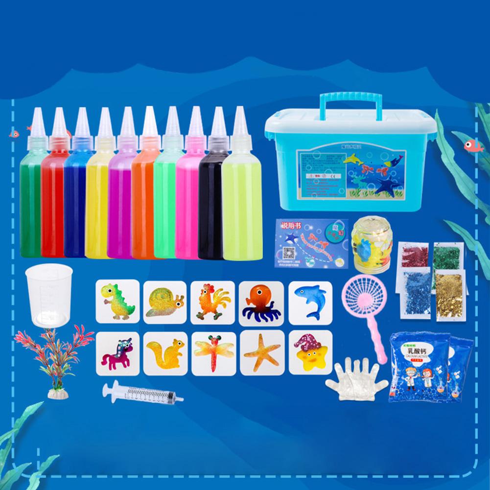 Magic Water Elf Toy Kit Handmade Water Toy DIY Fairy Magic Water Elf Animal Mold Birthday Christmas Gifts for Kids Party Favors