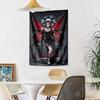 Gothic Illustrations Custom Your Name Wall Decor Tapestry Art For Pet Memorial Birthdaywedding Party Backdrop Family Gift