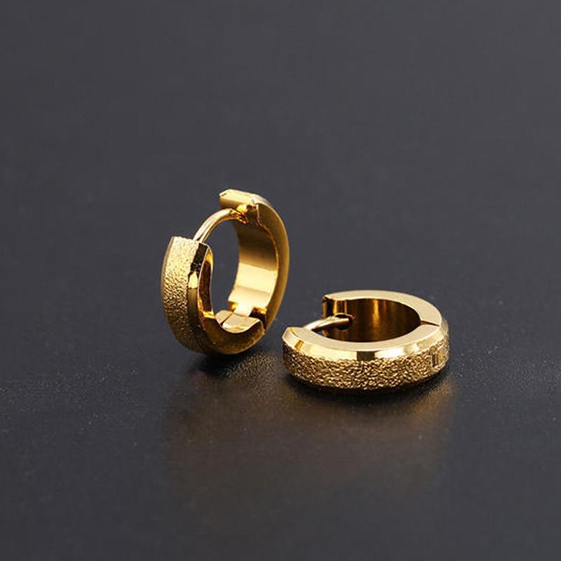 1шт панк-клипса для ушей для мужчин серьги-гвоздики подростков хип-хоп стиль серьги ювелирные изделия