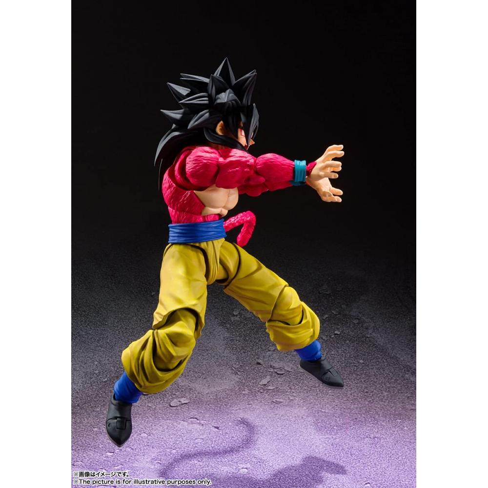 SHFiguarts Dragon Ball Z Super Saiyan 4 Son Goku примерно 150 мм ПВХ и АБС окрашенная подвижная фигурка