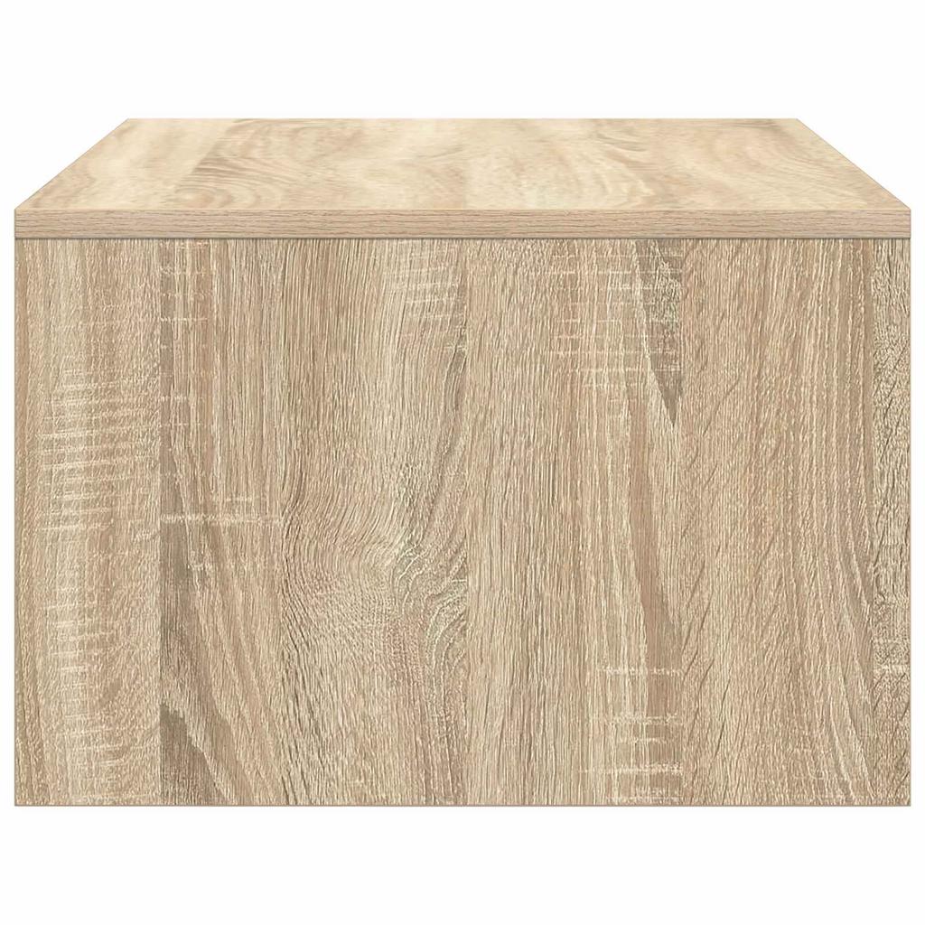 Wall Mounted Desk in Sonoma Oak Finish 80 x 45 x 30 cm Particleboard