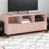 VidaXL TV Cabinet, Television Stand with Drawers and Shelves, TV Stand with Living Room Storage, Pink 846693
