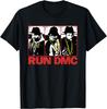 RUN DMC Хип-хоп Рок Футболка Подарок фанатам унисекс повседневный Модный топ Харадзюку Y2K Уличный топ