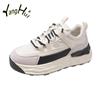 Женская спортивная обувь 2024 года, новая мода, ретро, маленькие белые, универсальные, модные, повседневные, беговые, кроссовки Plataforma, весна-лето