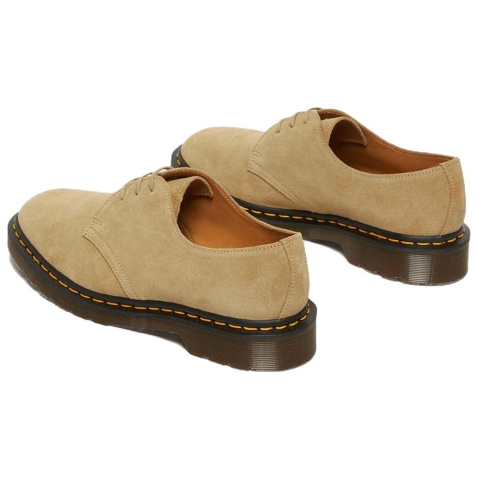Доктор. Martens 1461 Made in England Бежевые замшевые кроссовки унисекс Buck коричневые 27651250