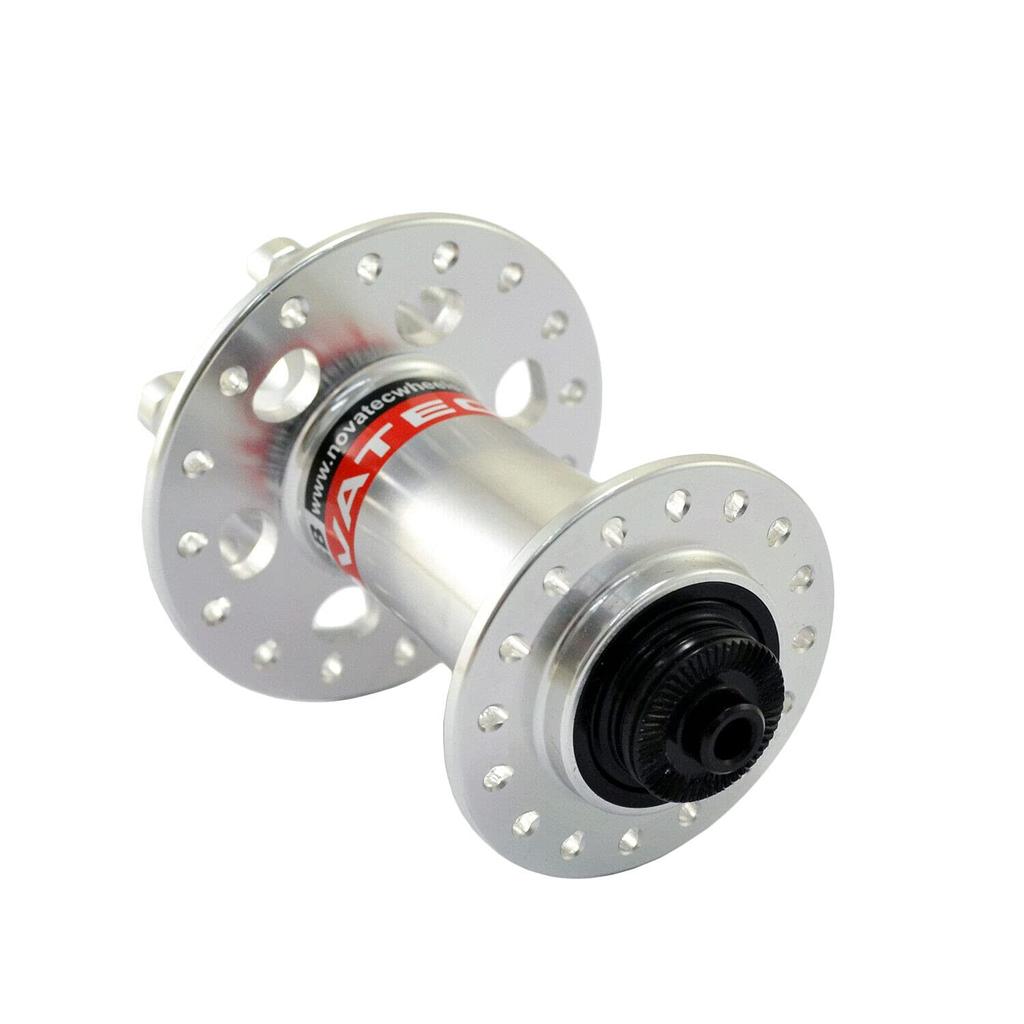 NOVATEC D791SB D792SB MTB 32 Hole Disc Hubs NA2356 + w/Skewers,1 Pair, Silver,